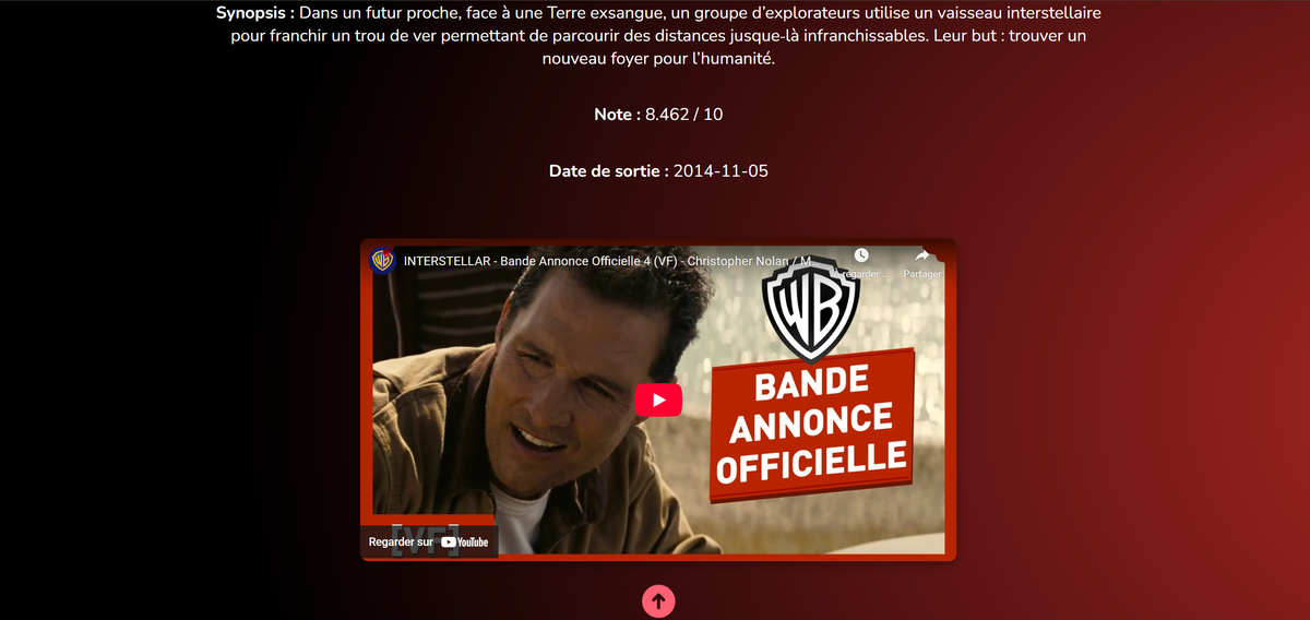 Films populaires - Movie Infos